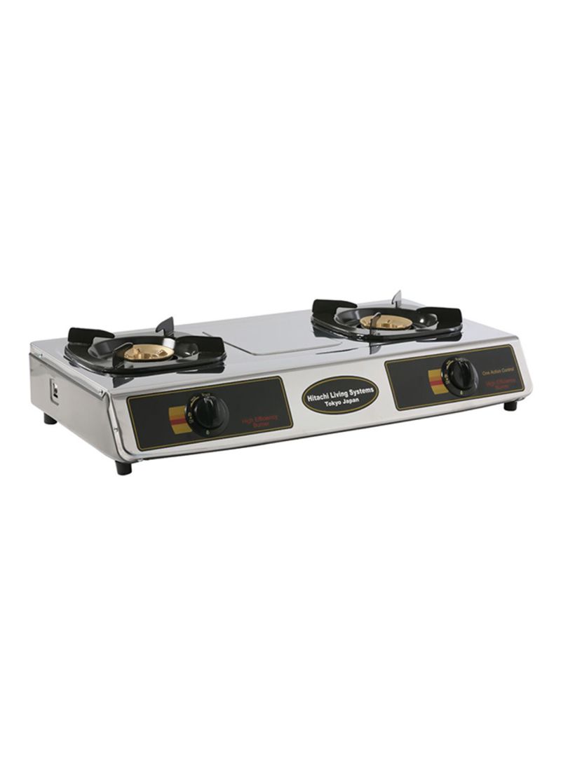 Double Burner Gas Stove MPH210RI Silver